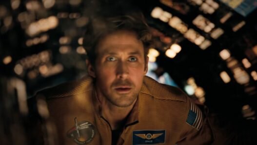 Ryan Gosling como Ryland Grace dentro de la nave en Project Hail Mary