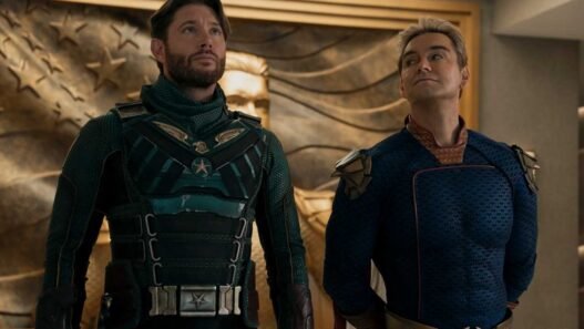 Jensen Ackles y Antony Starr en The Boys