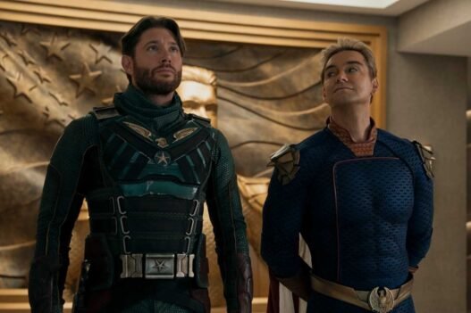 Jensen Ackles y Antony Starr en The Boys