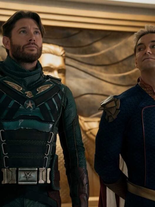 Jensen Ackles y Antony Starr en The Boys