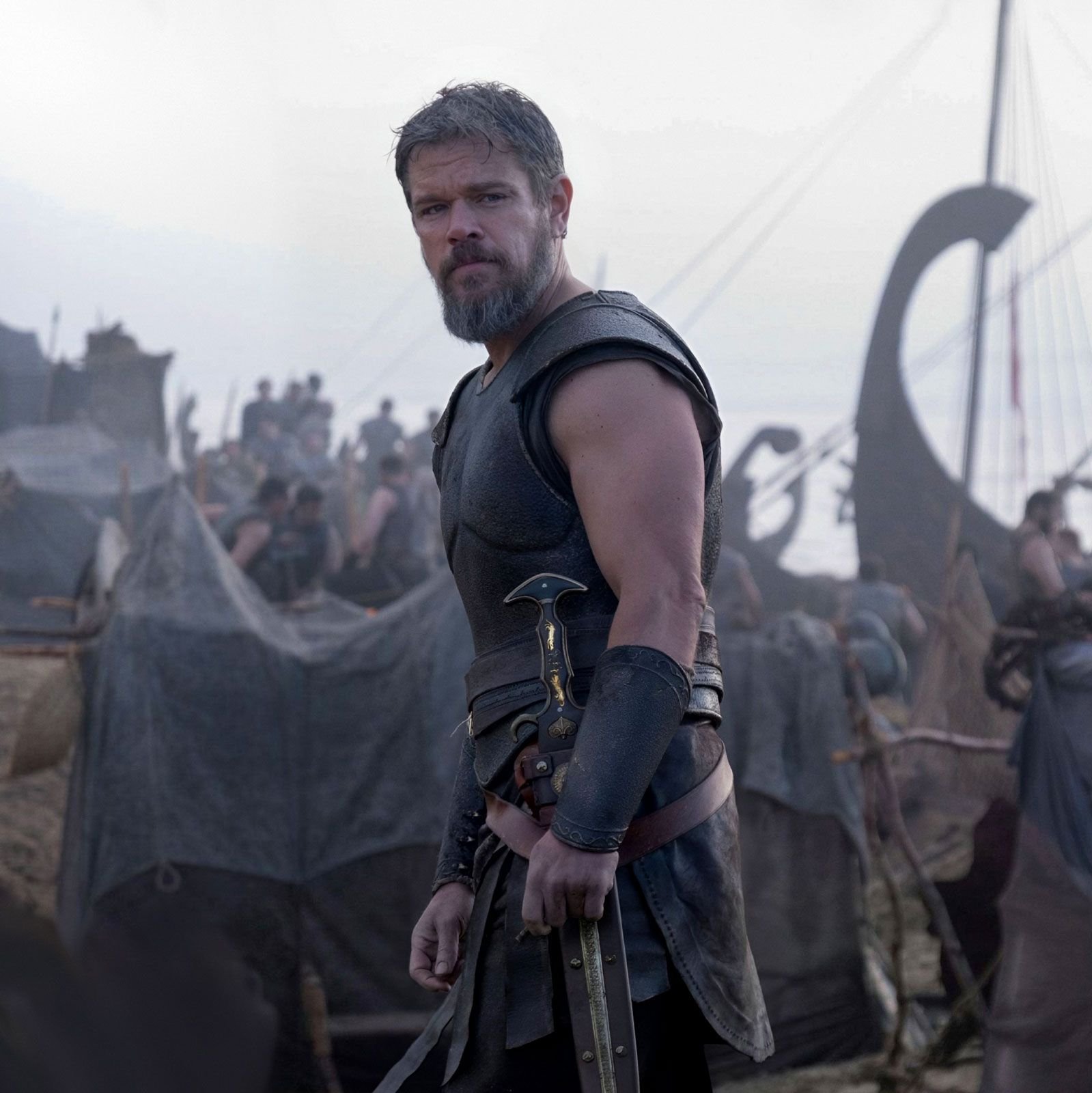 Matt Damon como Odiseo en The Odyssey